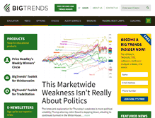 Tablet Screenshot of bigtrends.com